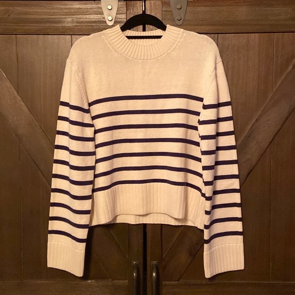 Reformation Anna Cotton Crewneck Sweater - Picture 4 of 7